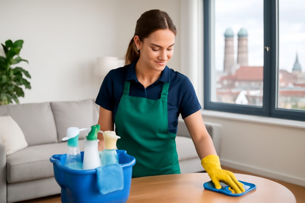 Zuverlässige Reinigungsdienste für Wohnungen in München: Flexible Planung und umweltfreundliche Optionen - München