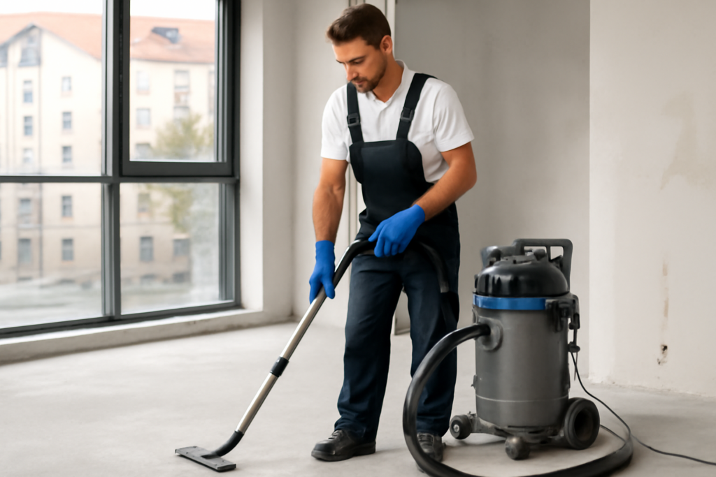 Post-Bau-Reinigung in München: Effektive Entfernung von Feinstaub und Farbresten - München