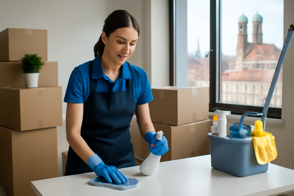 Erwartungen an einen Einzugs-/Auszugsreinigungsdienst für einen stressfreien Umzug in München - München